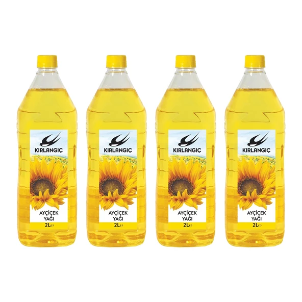 Kırlangıç Ayçiçek Yağı 2 lt x 4 Adet - 2