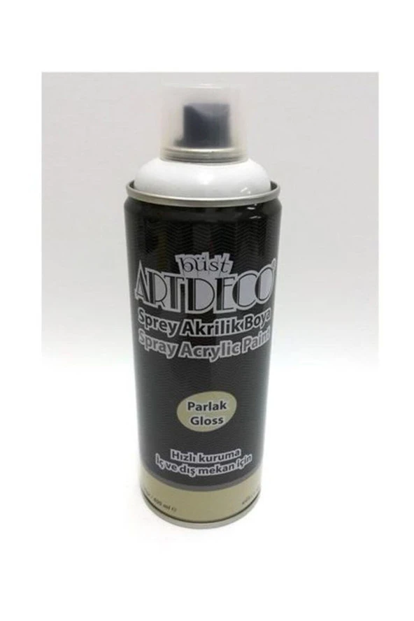 Artdeco Akrilik Sprey Boya 400 ML Açık Gri Sprey Akrilik Boya