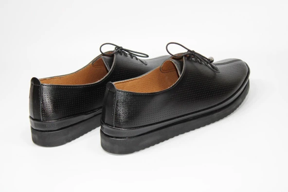 WANETTİ ORTOPEDİK TABAN LASTİK BAĞCIKLI KOLAY GİYİM KADIN GÜNLÜK RAHAT AYAKKABI - 8