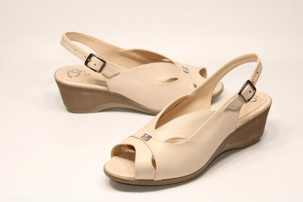 LADYPARK ORTOPEDİK DOLGU TABAN ÖNÜ ARKASI AÇIK RAHAT GÜNLÜK-KLASİK SANDALET - 6