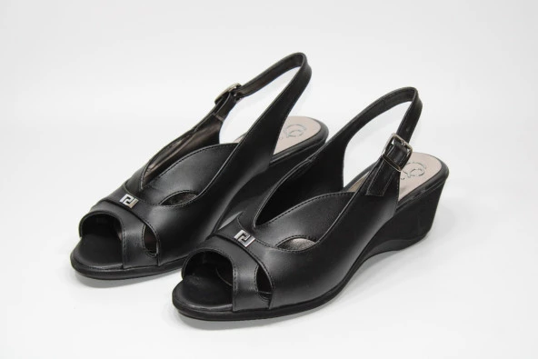 LADYPARK ORTOPEDİK DOLGU TABAN ÖNÜ ARKASI AÇIK RAHAT GÜNLÜK-KLASİK SANDALET - 9