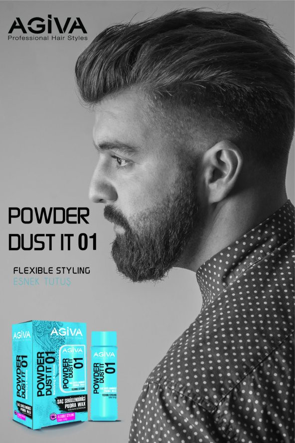 Agiva Styling Powder Pudra Esnek Tutuş 20 gr - Resim 6