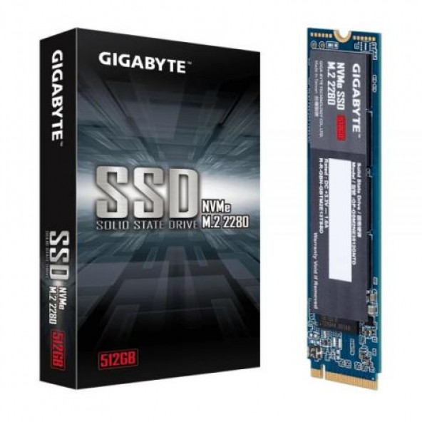 Gigabyte 512GB 1700-1550MB/s Nvme M.2 SSD (GP-GSM2NE3512GNTD)