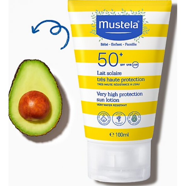 Mustela Yüksek Koruma Faktörlü Güneş Losyonu Tüm Aile İçin SPF50+ 100 ml