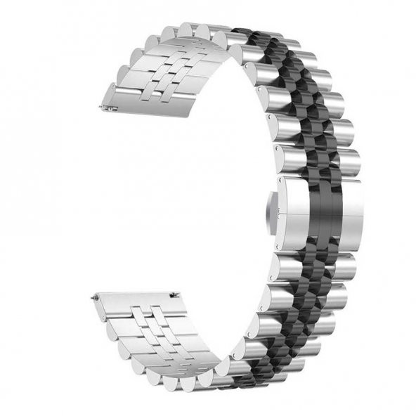 Xiaomi Mi Watch Color KRD-36 22mm Metal Klipsli Tasarım Kordon - 4