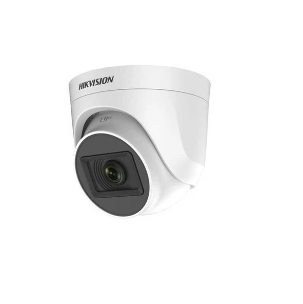 Hikvision DS-2CE76H0T-ITPFS 5mp 2.8mm Lens Dahili Sesli TVI Kamera ürün görseli 1