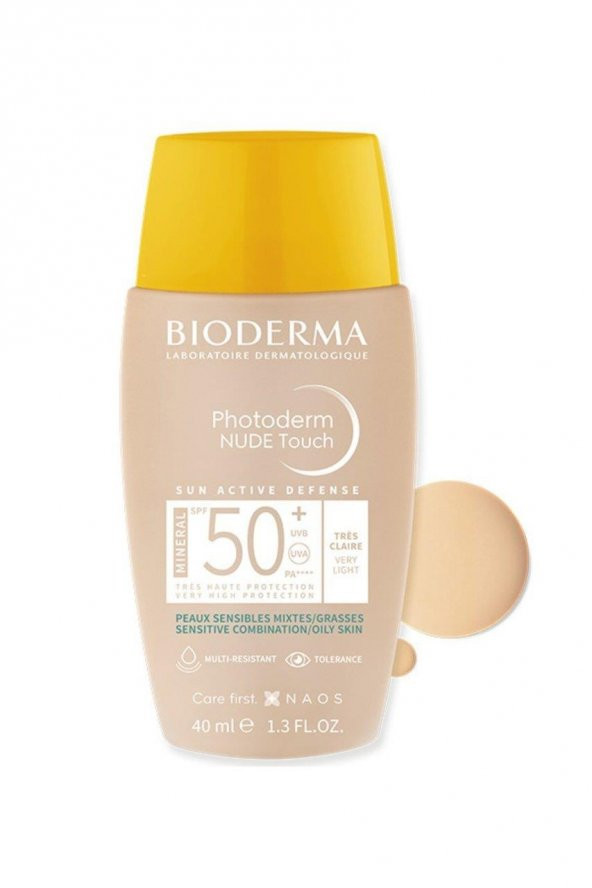 Bioderma Photoderm Nude Touch Very Light SPF50+ 40 ml
