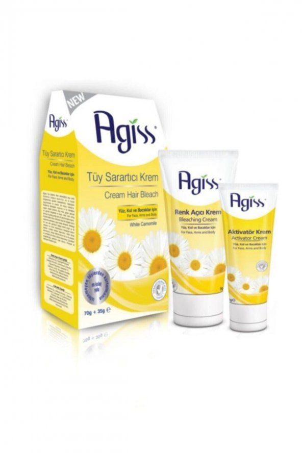 Agiss Tüy Sarartıcı Krem E Vitaminli 70 gr + 35 gr - 2