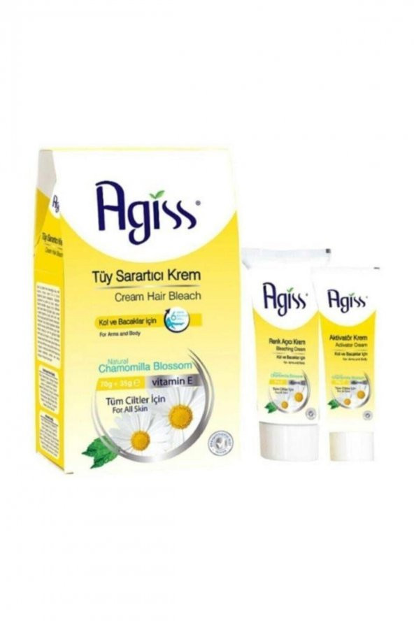 Agiss Tüy Sarartıcı Krem E Vitaminli 70 gr + 35 gr - 3