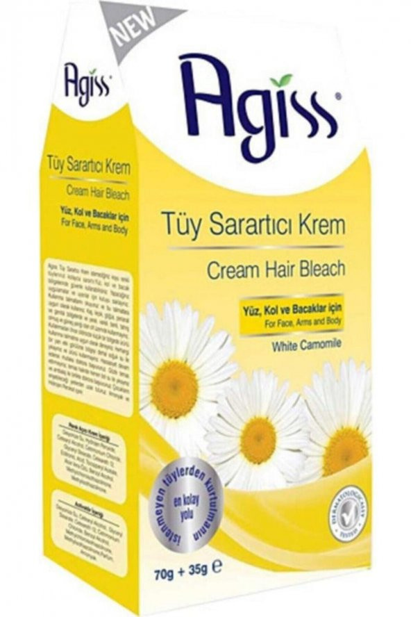 Agiss Tüy Sarartıcı Krem E Vitaminli 70 gr + 35 gr - 4
