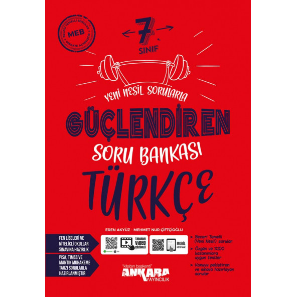 7. Sınıf Türkçe Güçlendiren Soru Bankası