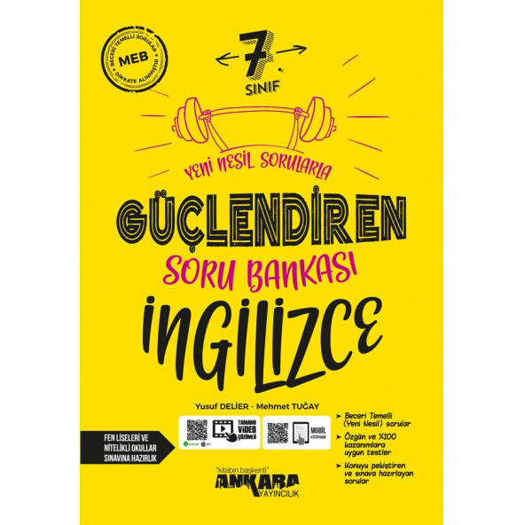 7. Sınıf İngilizce Güçlendiren Soru Bankası