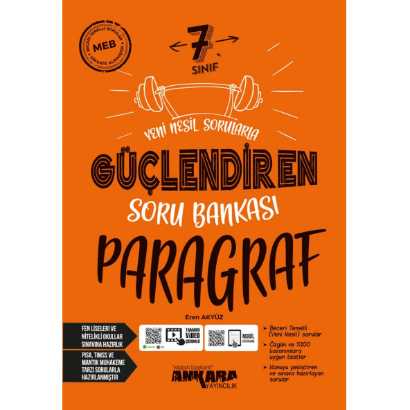 7. Sınıf Paragraf Güçlendiren Soru Bankası