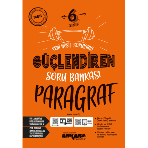 6. Sınıf Paragraf Güçlendiren Soru Bankası