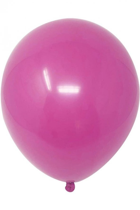 Beysüs 15li Metalik Fuşya Koyu Pembe Vişne Çürüğü Mürdüm Balon - 2