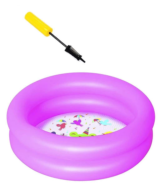 Pompası ile Bestway 51061, Desenli Zeminli Şişme Çocuk Havuz SET (61x15cm) - 5