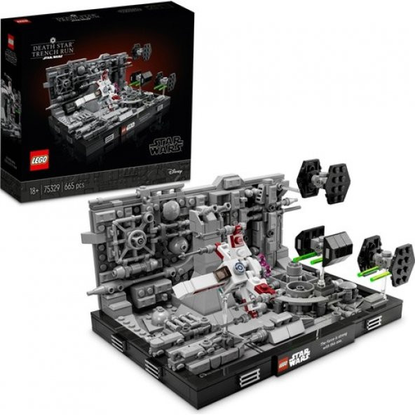 LEGO Lego® Star Wars™ Ölüm Yıldızı Hendek Akını Diyoraması 75329 - Yetişkinler Için Koleksiyonluk Sergileme Modeli Yapım Seti (665 Parça)