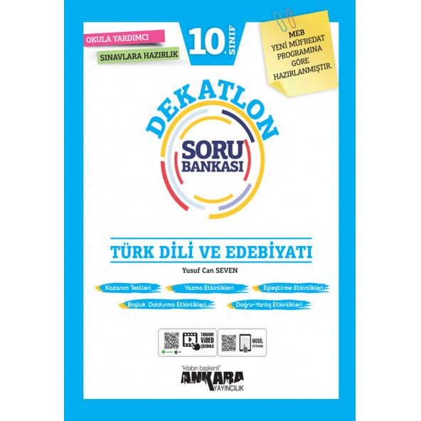 10. Sınıf Türk Dili ve Edebiyatı Dekatlon Soru Bankası