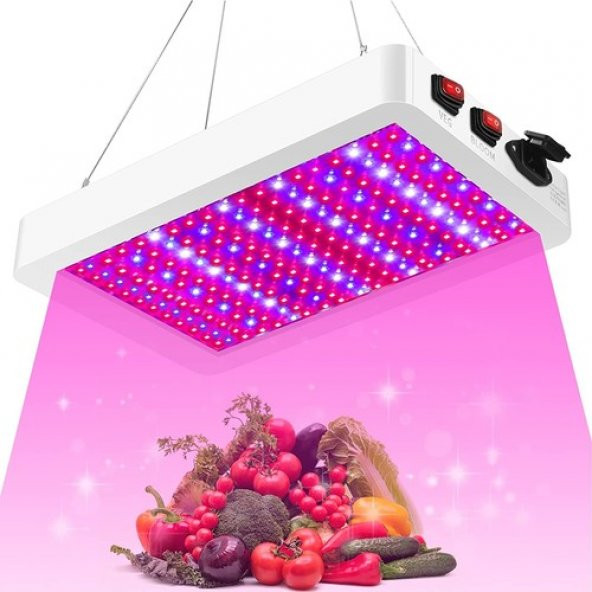 LUYIMIN 1000W LED Dual-Switch Full Spektrumlu Bitki Işığı