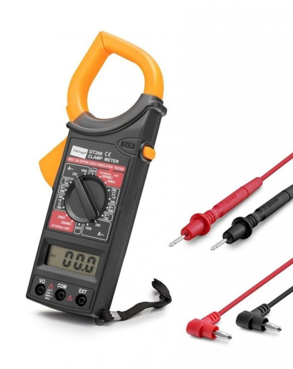 Wellhise Dt-266 Pensampermetre Ölçü Aleti Clampmeter
