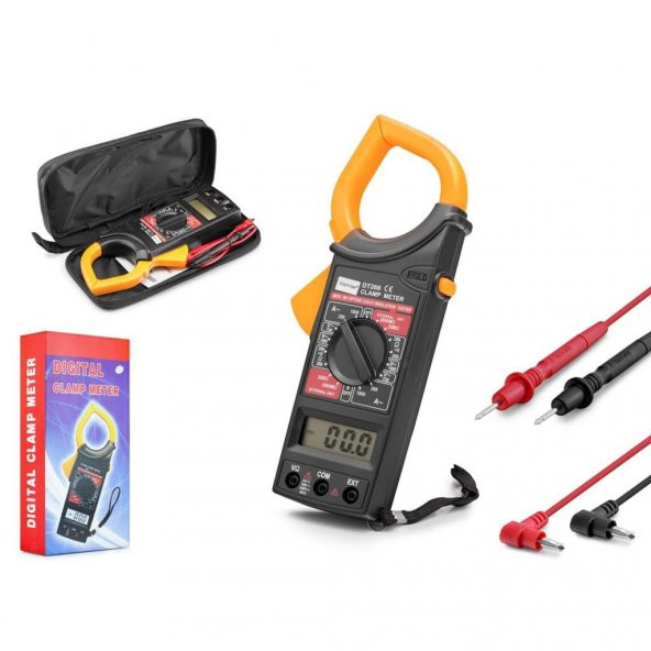 Wellhise Dt-266 Pensampermetre Ölçü Aleti Clampmeter - 2