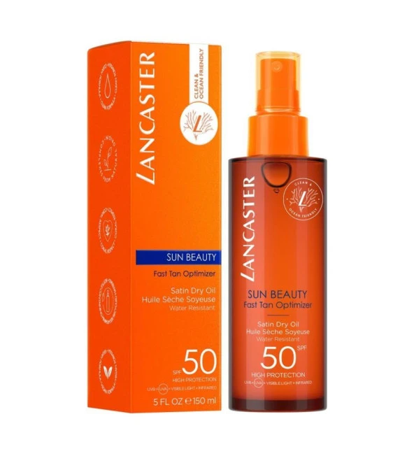 Lancaster Sun Beauty Satin Dry Oil SPF50 150 ML