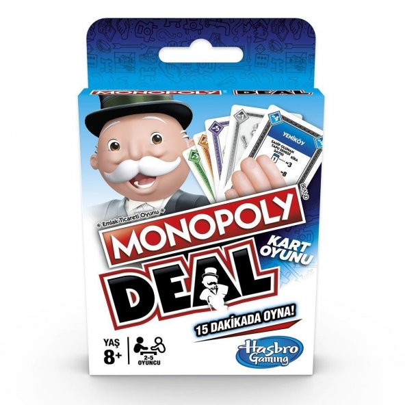 Hasbro E3113 Monopoly Deal Kart Oyunu