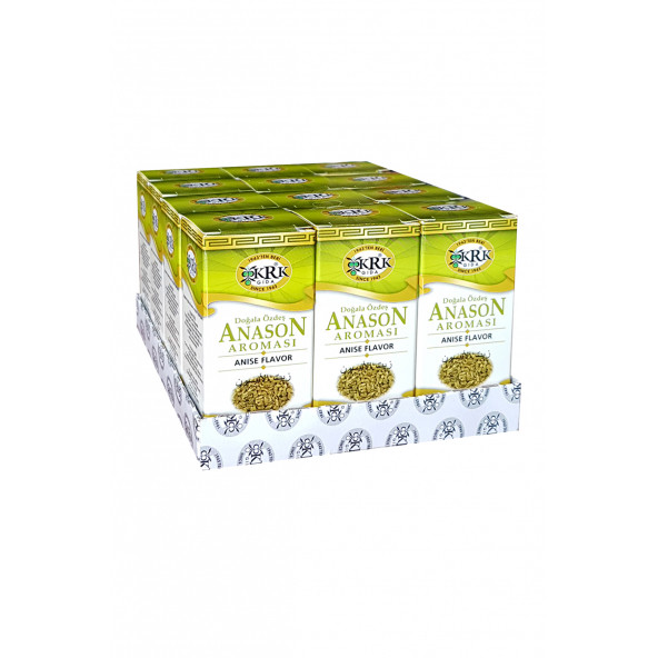12 Adet Krk Gıda Anason Aroması 12 Adet x 20 ML