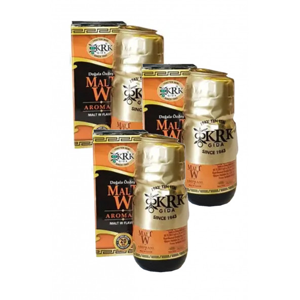 3 Adet Krk Malt Aroması 20 cc Doğa ile Özdeş Malt W Aroması Meşe Aroması