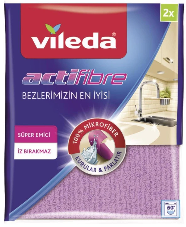 VİLEDA  ACTİFİBRE BEZ 2 Lİ 148674