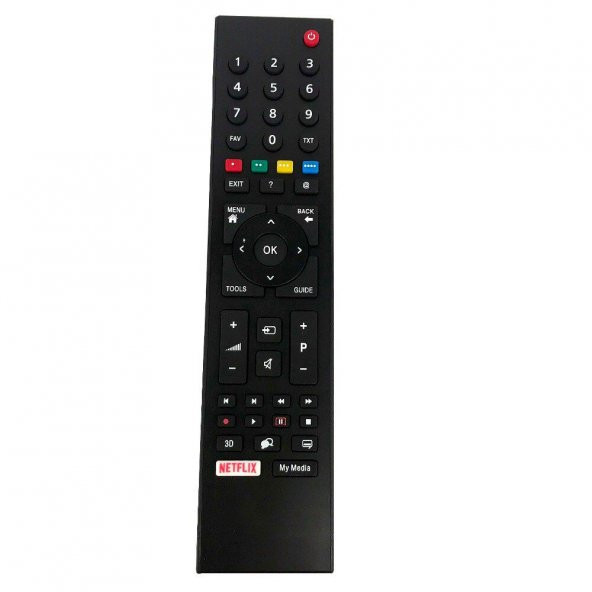 Arçelik A55L 8860 5S 4K Diamond Netflix Tuşlu TV Kumandası