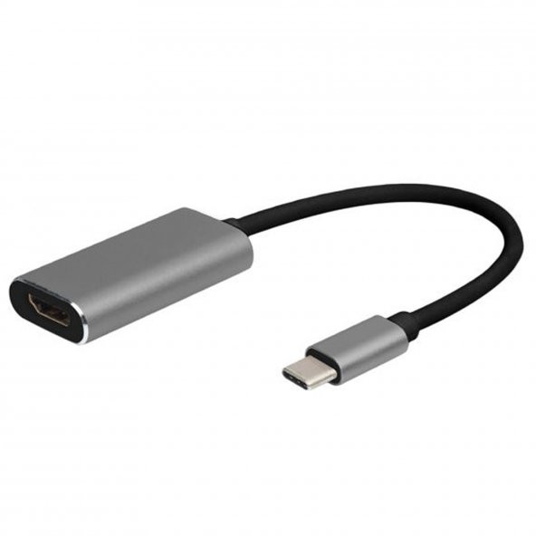 Winex ARSKY Type-C to HDTV 4K Ultra HDMI Dönüştürücü Gri