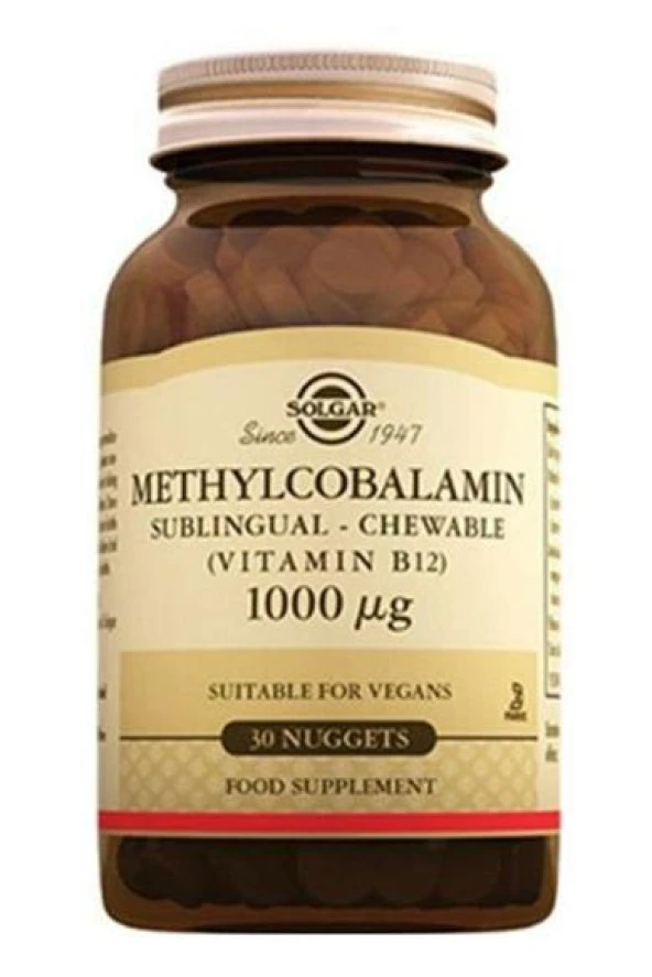 Solgar Methylcobalamin 1000 mcg 30 Tablet