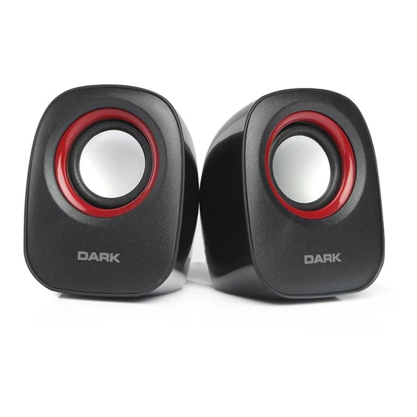 Dark (DK-AC-SP100B) USB Hoparlör 1+1 Siyah Renk