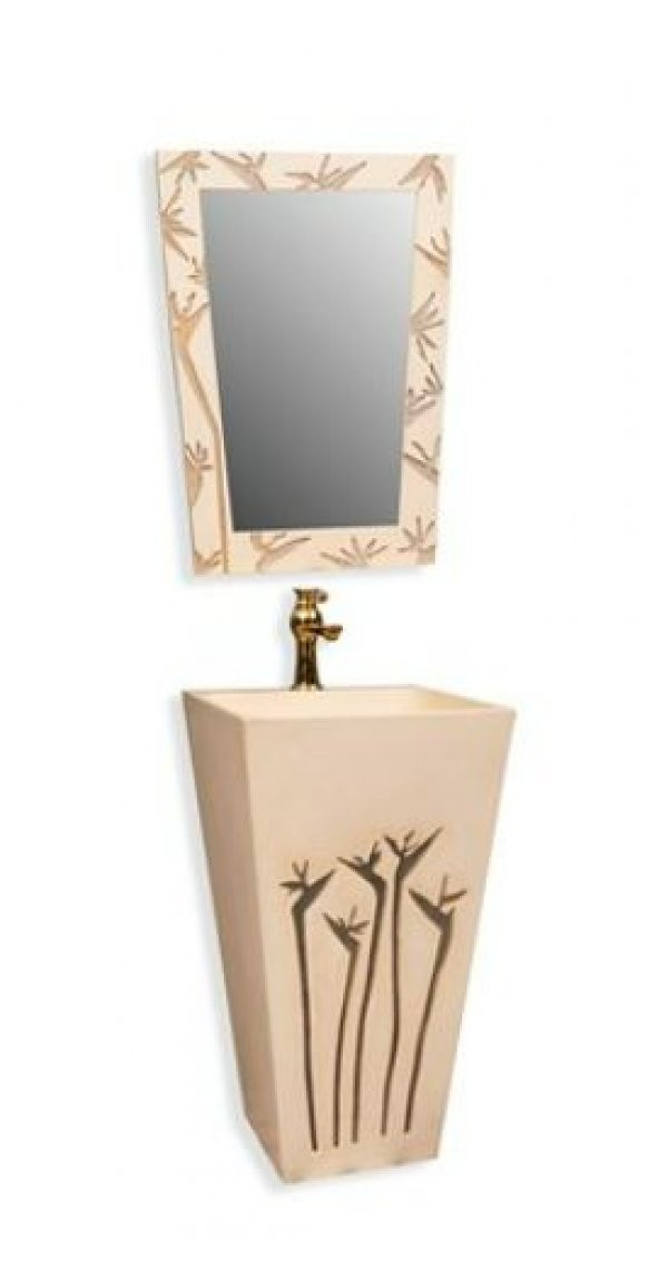 Lena Monoblok Lavabo+Ayna takım E-318+Ea-318