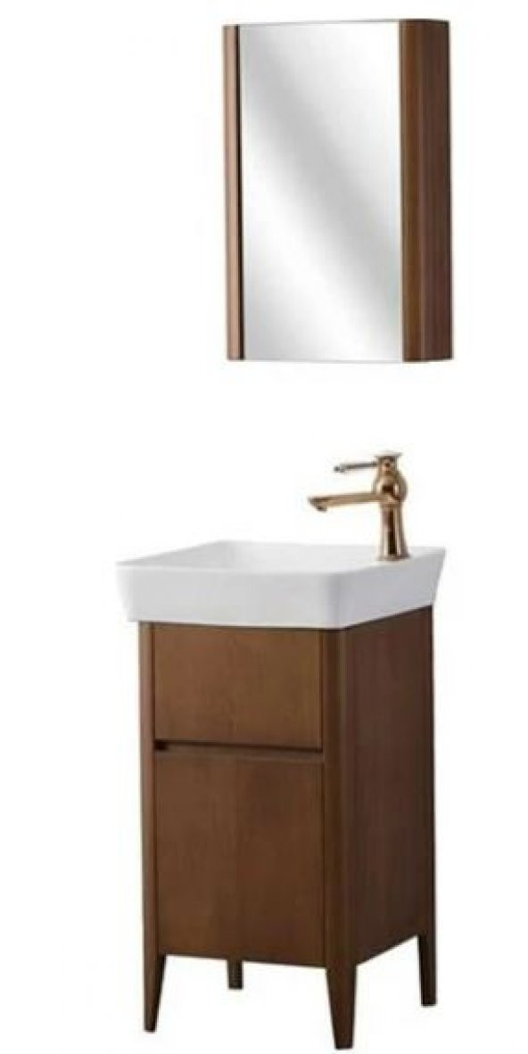 Lena Banyo Dolabı takım Masif Kaplama E-503K+Ea-503K