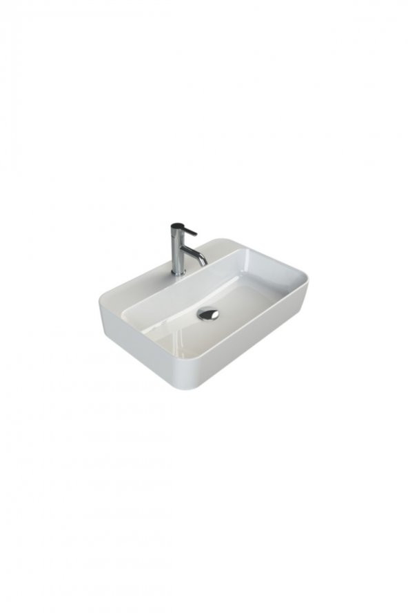 Hera 60X42 Cm Lavabo (Batarya Delikli)