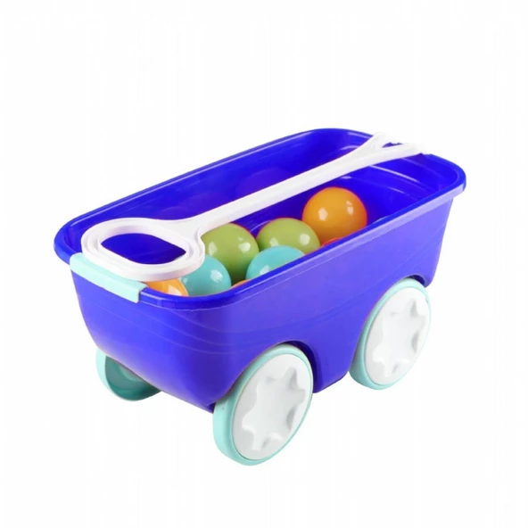 Erdem Oyuncak Kutusu Çek Çek Araba Vagon 11 Toplu - Resim 2