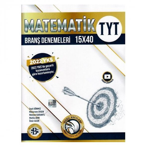 BİLGİ SARMAL MATEMATİK TYT 15*40 BRANŞ DENEMELERİ