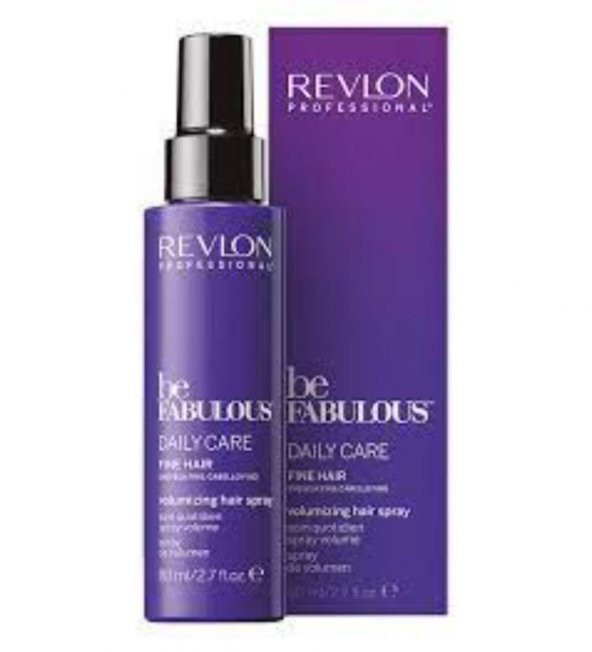 Revlon Professional Be Fabulous Daily Care Fine Hair Volumizing Hair Sprey İnce Telli Saçlar İçin Hacimlendirici Sprey 80 ml