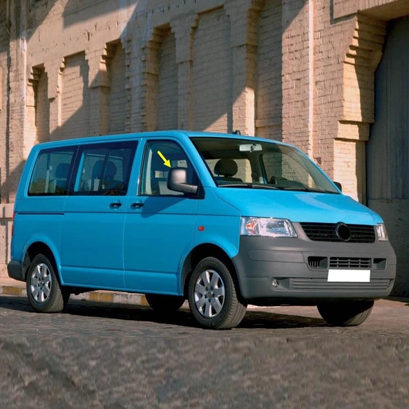 VW Transporter T5 2004-2010 Sağ Dikiz Ayna Çerçevesi Plastik 7E1858554 - 2