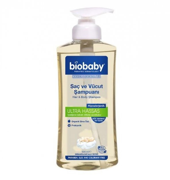 Biobaby Saç Ve Vücut Şampuanı 500 ml