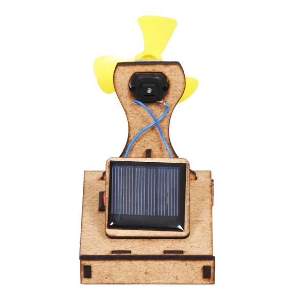 Okul Projesi-4 Güneş Paneli ile Motor Çalıştırma Yapım Seti - Demonte Ürün - 3