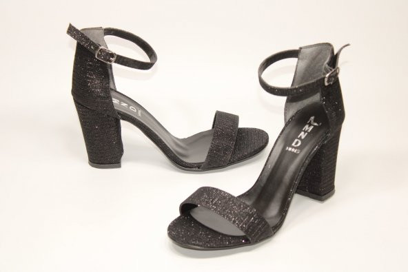 MND KADIN TEK BANTLI BİLEKTEN BAĞLI GÜNLÜK-ABİYE KALIN TOPUKLU AYAKKABI - 2