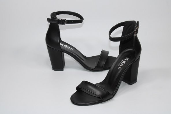 MND KADIN TEK BANTLI BİLEKTEN BAĞLI GÜNLÜK-ABİYE KALIN TOPUKLU AYAKKABI - 4