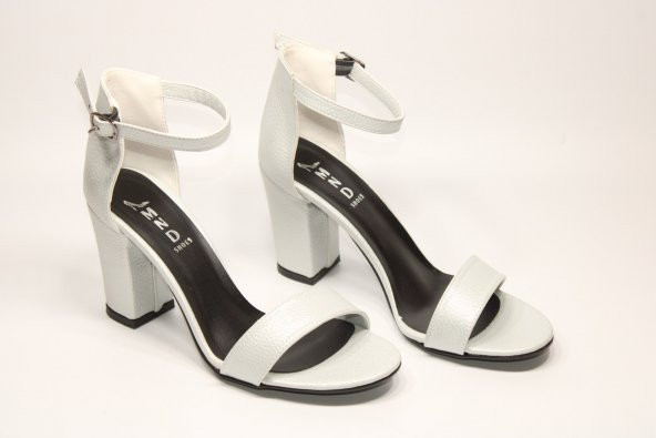 MND KADIN TEK BANTLI BİLEKTEN BAĞLI GÜNLÜK-ABİYE KALIN TOPUKLU AYAKKABI - 5