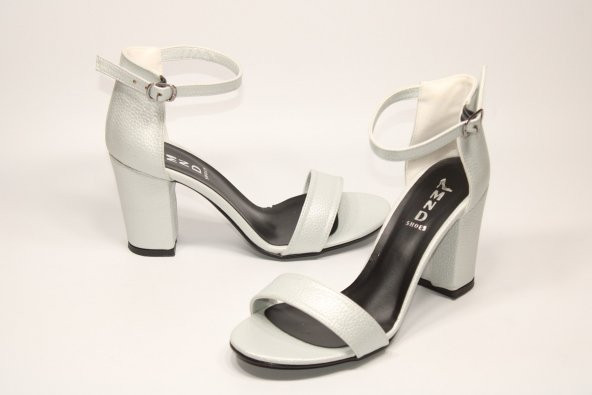 MND KADIN TEK BANTLI BİLEKTEN BAĞLI GÜNLÜK-ABİYE KALIN TOPUKLU AYAKKABI - 6