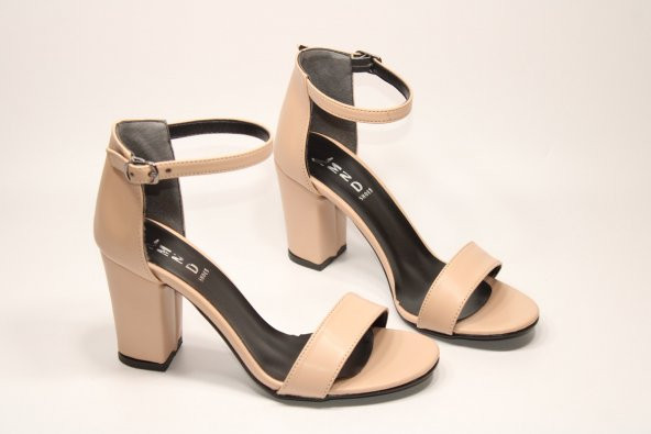 MND KADIN TEK BANTLI BİLEKTEN BAĞLI GÜNLÜK-ABİYE KALIN TOPUKLU AYAKKABI - 7