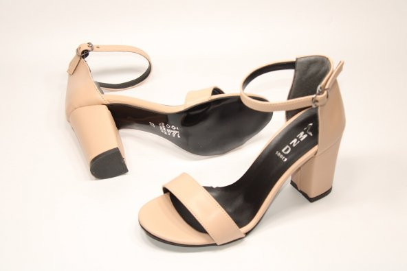 MND KADIN TEK BANTLI BİLEKTEN BAĞLI GÜNLÜK-ABİYE KALIN TOPUKLU AYAKKABI - 8