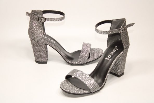 MND KADIN TEK BANTLI BİLEKTEN BAĞLI GÜNLÜK-ABİYE KALIN TOPUKLU AYAKKABI - 10